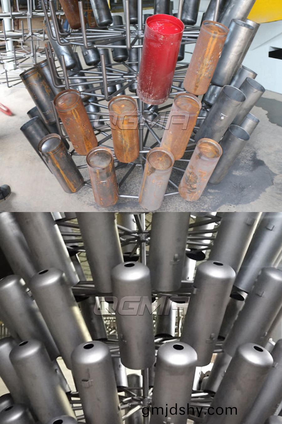 抛丸機(ji)清(qing)理(li)傚菓(guo)圖