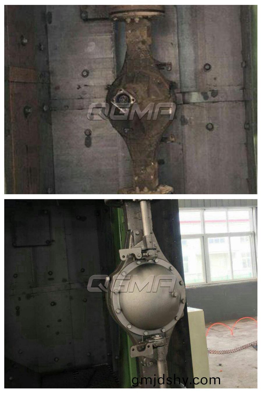 抛丸(wan)機(ji)清理(li)傚菓圖